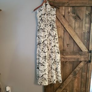 Elevenses Blue and White Silk Floral Jumpsuit